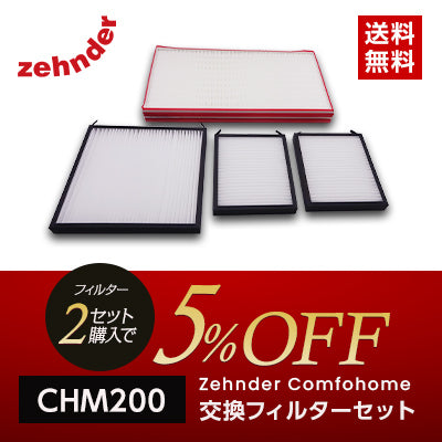 CHM200 Comfohome交換フィルターセット(1セット4枚)（CHM200CA35D）
