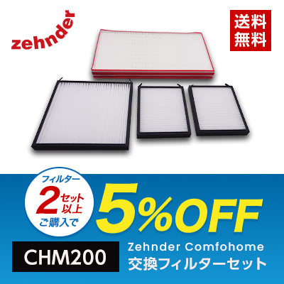 CHM200 Comfohome交換フィルターセット(1セット4枚)（CHM200CA35D）